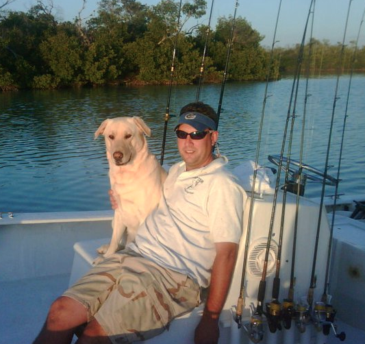 Josh & Hank in repose. Two lazy fishermen on this day!