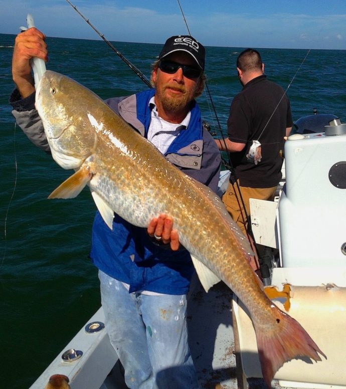 Massive Redfish caught offshore of Captiva Island on Sanibel & Captiva charters!