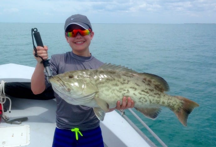 Grouper, 7-22-14, Redfish Pass, North Captiva, Sanibel & Captiva Islands & Fort Myers Charters & Fishing Guide Service.