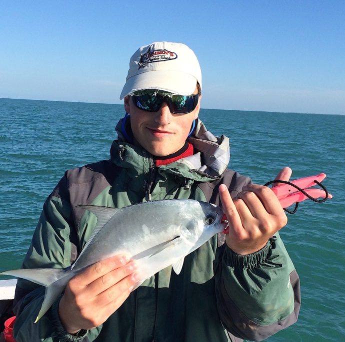Pompano, 2-7-15, Sanibel Fishing & Captiva Fishing & Fort Myers Fishing Charters & Guide Service.