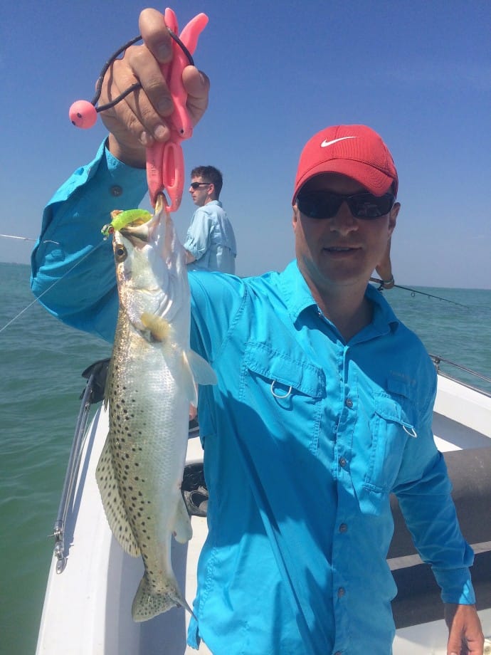 Captiva Fishing, Sea Trout, 3-27-15, Sanibel Fishing & Captiva Fishing & Fort Myers Fishing Charters & Guide Service.