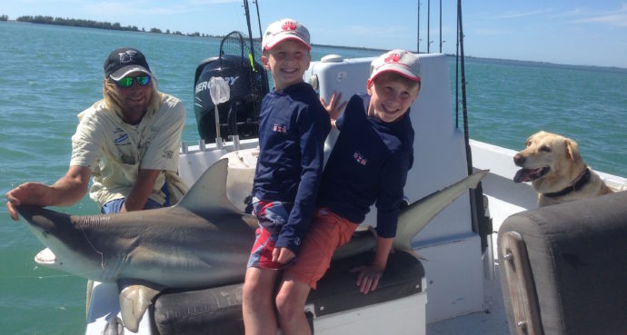 Captiva Fishing, Blacktip Shark 4-2-15, Sanibel Fishing & Captiva Fishing & Fort Myers Fishing Charters & Guide Service.