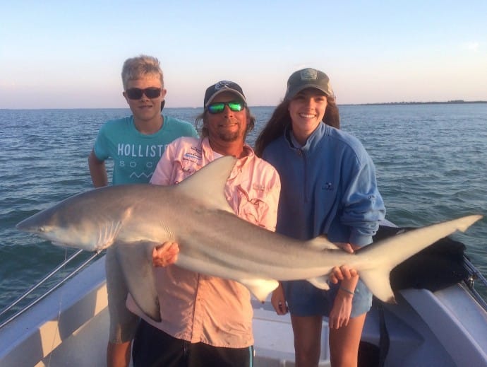 Captiva Fishing, Blacktip Shark 4-3-15, Sanibel Fishing & Captiva Fishing & Fort Myers Fishing Charters & Guide Service.