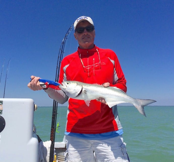 Captiva Fishing, Bluefish, 4-6-15, Sanibel Fishing & Captiva Fishing & Fort Myers Fishing Charters & Guide Service.