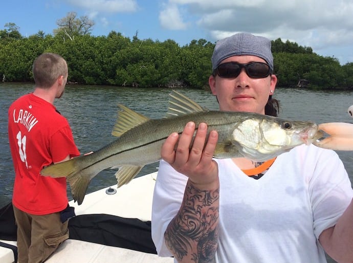Captiva Fishing, Snook, 4-16-15, Sanibel Fishing & Captiva Fishing & Fort Myers Fishing Charters & Guide Service.