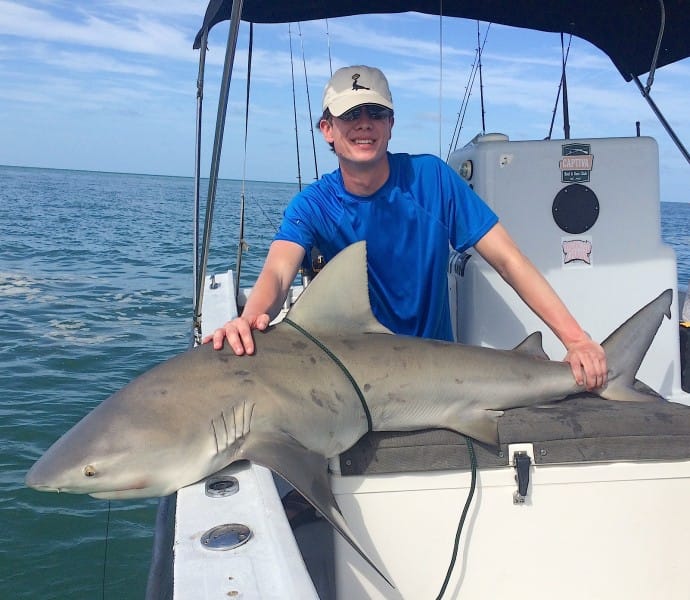 Sanibel Fishing & Captiva Fishing, Bull Shark, Catch & Release, Friday, November 10, 2017, [File Photo -Wednesday, 6-24-15].