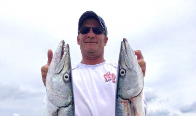 Sanibel Fishing & Captiva Fishing, Two Barracuda, Clark, Offshore, South Seas Resort, Monday, 6-15-15, Sanibel Fishing & Captiva Fishing & Fort Myers Fishing Charters & Guide Service.
