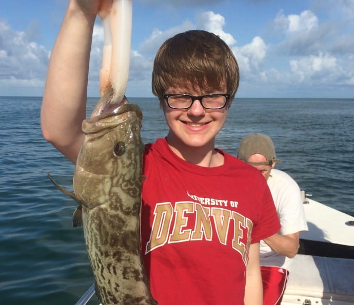 Grouper Fishing, Inshore, Catch & Release, Sanibel Fishing & Captiva Fishing, Sanibel Island, Tuesday, August 22, 2017. File Photo.