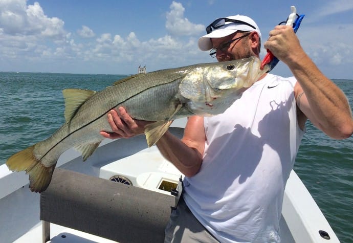 Snook Fishing, Drifts In Passes, Sanibel Fishing & Captiva Fishing, Wednesday, August 16, 2017. File Photo.