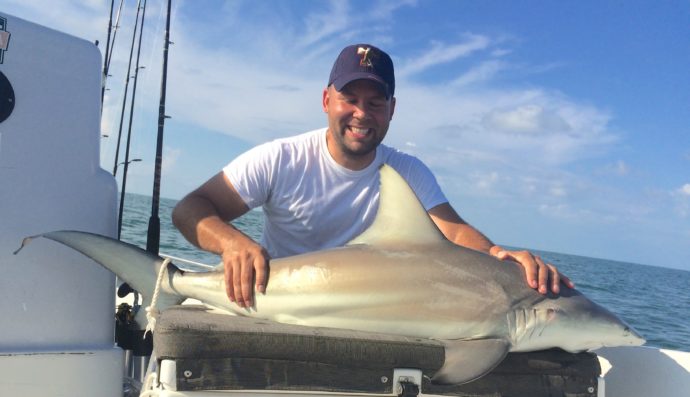 Blacktip Shark, Catch & Release, Sanibel Fishing & Captiva Fishing, Wednesday, 8-26-15 ~ #Sanibel #Captiva.