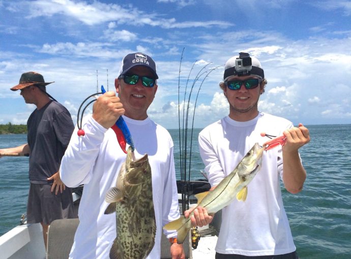 Grouper & Snook 2, Sanibel Fishing & Captiva Fishing, Saturday, 8-15-15 ~ #Sanibel #Captiva.