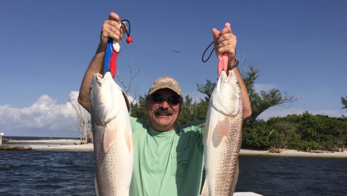 Nick, Two Redfish, Sanibel Fishing & Captiva Fishing, Tuesday, 9-1-15 ~ #Sanibel #Captiva.