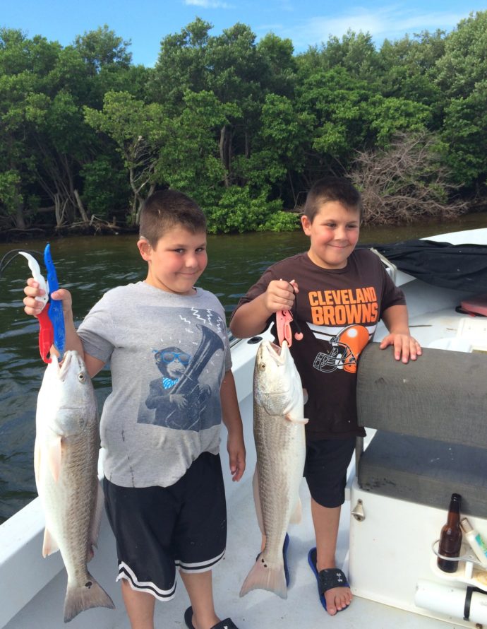 Two Redfish, Sanibel Fishing & Captiva Fishing, Tuesday, 9-22-15 ~ #Sanibel #Captiva.