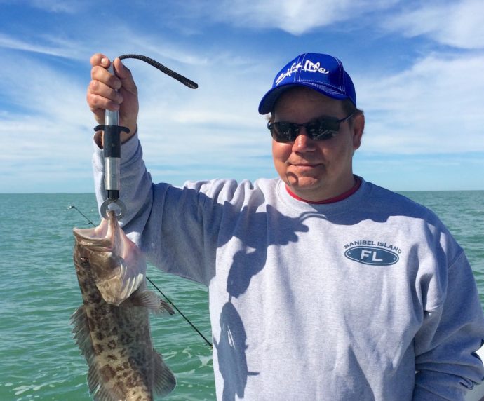 Grouper, Sanibel Fishing & Captiva Fishing, Thursday, 1-28-16 ~ #Sanibel #Captiva.