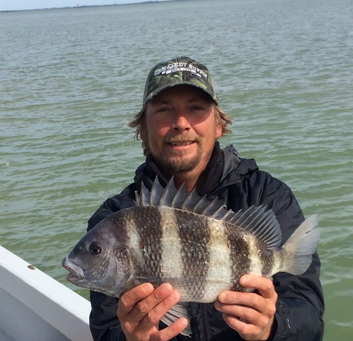 Sheepshead, Cold Weather, Sanibel Fishing & Captiva Fishing, Friday, 1-29-16 ~ #Sanibel #Captiva.