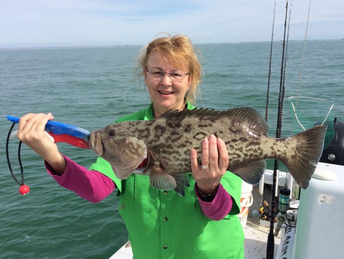 Pam, Grouper, Sanibel Fishing & Captiva Fishing, Sunday, 1-24-16 ~ #Sanibel #Captiva.
