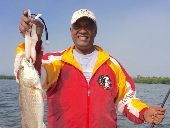 Redfish, Sanibel Fishing & Captiva Fishing, Sunday, 1-10-16 ~ #Sanibel #Captiva.