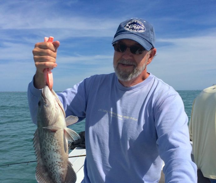 Grouper, Sanibel Fishing & Captiva Fishing, Monday, 2-22-16 ~ #Sanibel #Captiva.