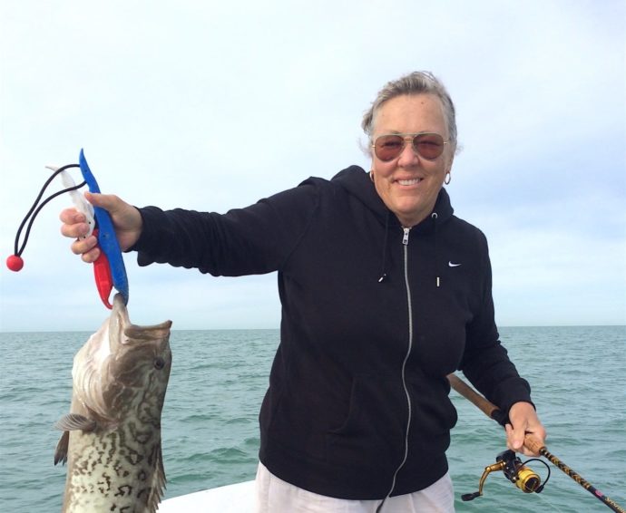 Jean, Grouper, Sanibel Fishing & Captiva Fishing, Monday, 2-15-16 ~ #Sanibel #Captiva.