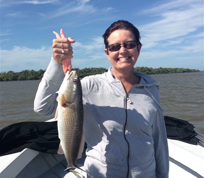Redfish, Sanibel Fishing & Captiva Fishing, Monday, 2-8-16 ~ #Sanibel #Captiva.