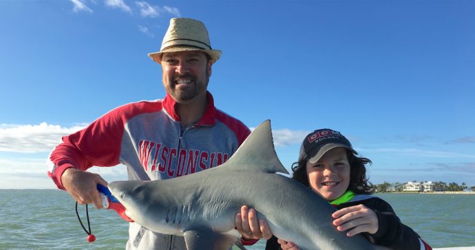 Bull Shark, Catch & Release, Inshore, Sanibel Fishing & Captiva Fishing, Thursday, March 31, 2016 ~ #Sanibel #Captiva.