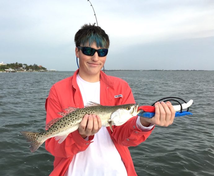 Charlie, Sea Trout, Sanibel Fishing & Captiva Fishing, Sunday, March 27, 2016 ~ #Sanibel #Captiva.