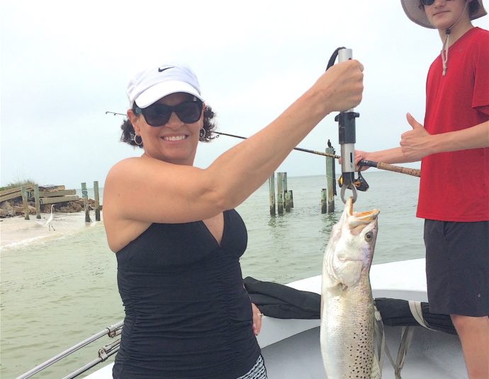 Big Sea Trout, Sanibel Fishing & Captiva Fishing, Monday, April 4, 2016 ~ #Sanibel #Captiva.