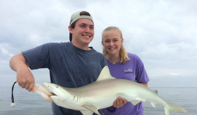 Blacknose Shark Sanibel Fishing & Captiva Fishing, Sunday, April 3, 2016 ~ #Sanibel #Captiva.
