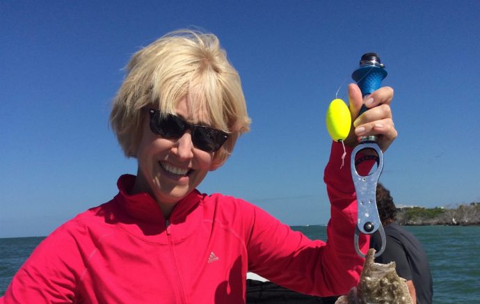 Flounder, Sanibel Fishing & Captiva Fishing, Wednesday, April 21, 2016.