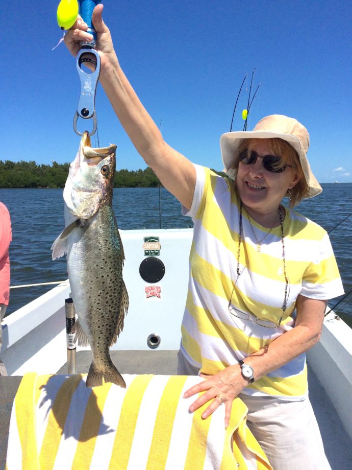 Sea Trout, Grass Flats, Sanibel Fishing & Captiva Fishing, Tuesday, April 26, 2016.