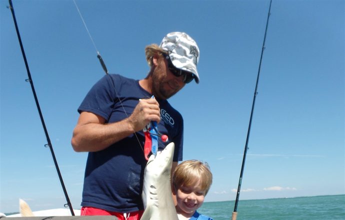 Blacknose Shark, Catch & Release, Sanibel Fishing & Captiva Fishing, Thursday, May 19, 2016.