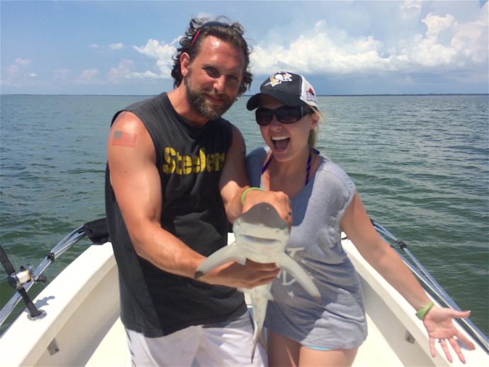 Blacktip Shark,, Sanibel Fishing & Captiva Fishing, Wednesday, June 15, 2016.