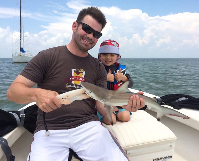 Blacktip Shark, Sanibel Fishing & Captiva Fishing, Saturday, June 18, 2016.