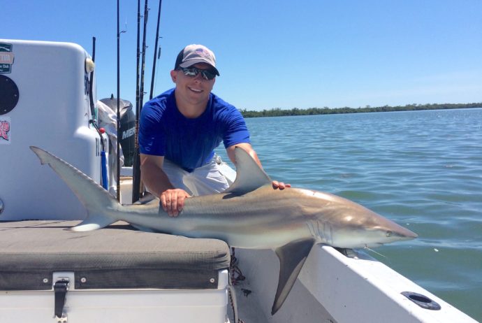 Blacktip Shark, Sanibel Fishing & Captiva Fishing, Wednesday, June 8, 2016.
