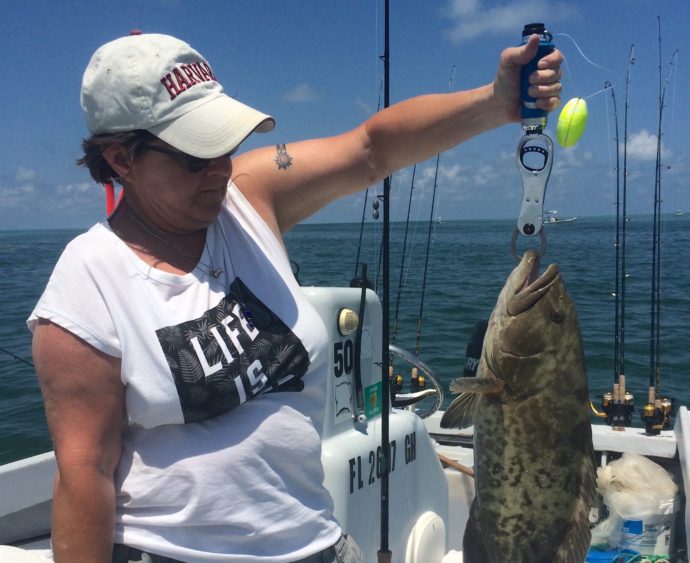 Grouper, Sanibel Fishing & Captiva Fishing, Wednesday, June 16, 2016.