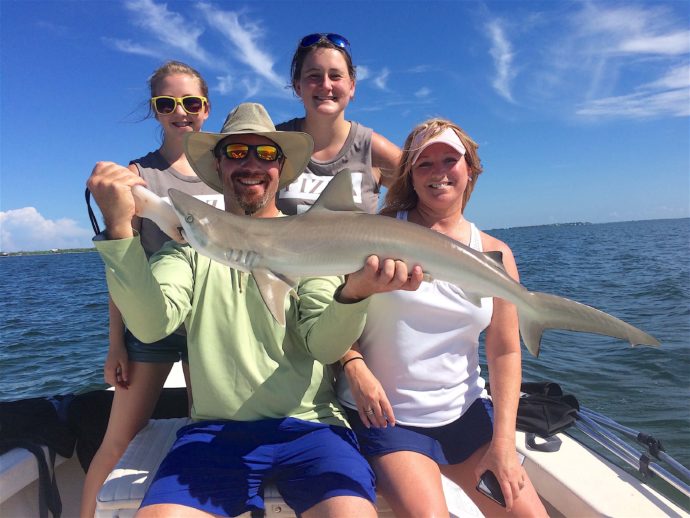 Blacknose Shark, Sanibel Fishing & Captiva Fishing, Monday, July 18, 2016.
