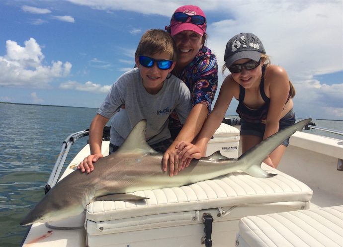 Blacktip Sharks, Sanibel Fishing & Captiva Fishing, Friday, July 1, 2016.