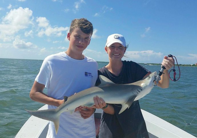 Blacknose Shark, Sanibel Fishing & Captiva Fishing, Tuesday, August 16, 2016.