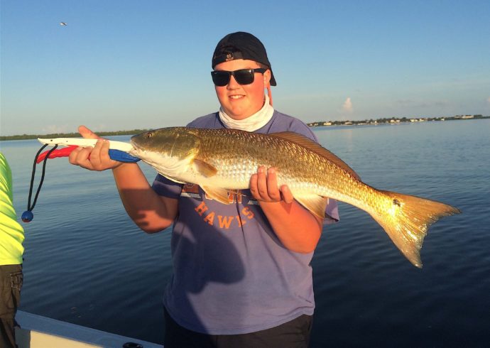 Redfish, Sanibel Fishing & Captiva Fishing, Saturday, August 20, 2016.