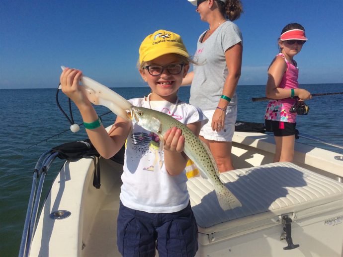 Sea Trout, Sanibel Fishing & Captiva Fishing, Wednesday, August 24, 2016.