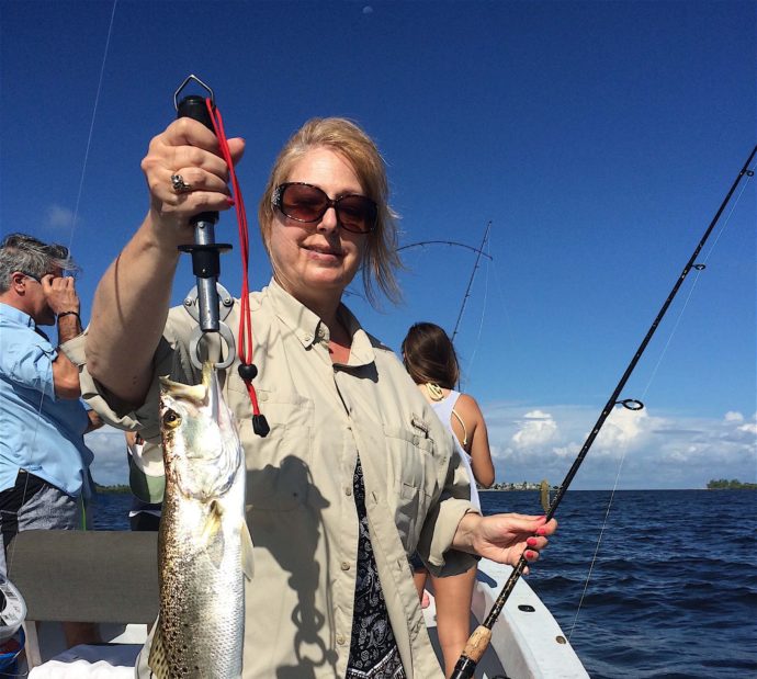 Sea Trout, Sanibel Fishing & Captiva Fishing, Monday, August 1, 2016.