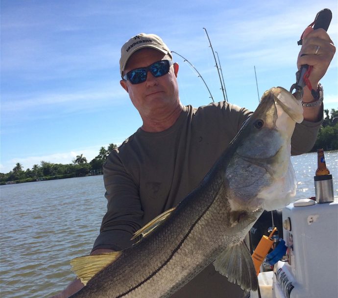 Another Big Snook, Captiva Cracker Fishing Tournament, Sanibel Fishing & Captiva Fishing, Sunday, September 11, 2016.