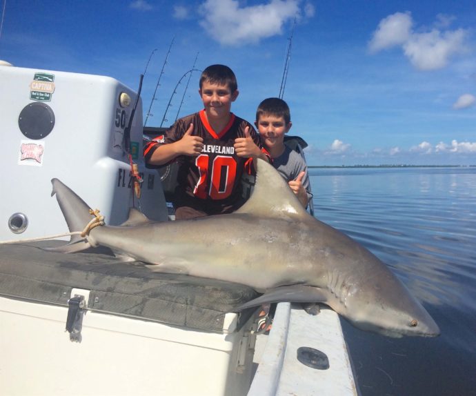 Bull Shark, Catch & Release, North Captiva, Sanibel Fishing & Captiva Fishing, January 4, 2018, [File Photo -Tuesday, September 20, 2016].
