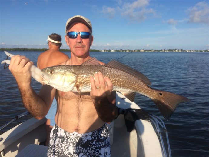 Redfish, Sanibel Oyster Bars, Sanibel Fishing & Captiva Fishing, Monday, September 26, 2016.