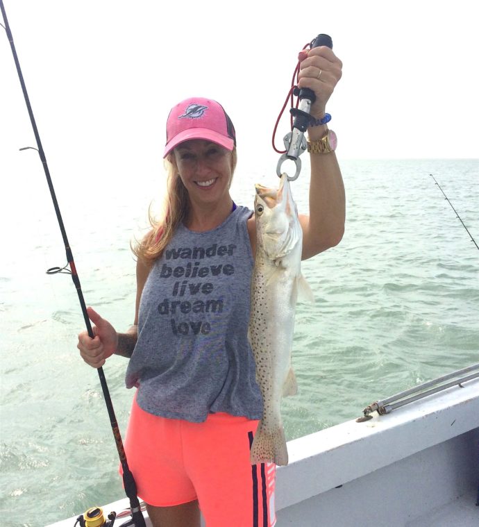 Sea Trout, Sanibel Fishing & Captiva Fishing, Sunday, September 4, 2016.