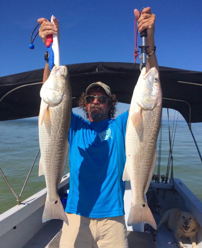 Two Redfish, Catch & Release, Sanibel Fishing & Captiva Fishing, Monday, June 5, 2017. File Photo.