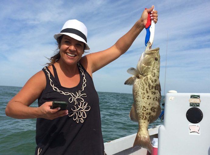 Grouper, Thanksgiving Weekend Fishing, Sanibel Fishing & Captiva Fishing, Sanibel Island, Saturday, November 26, 2016.