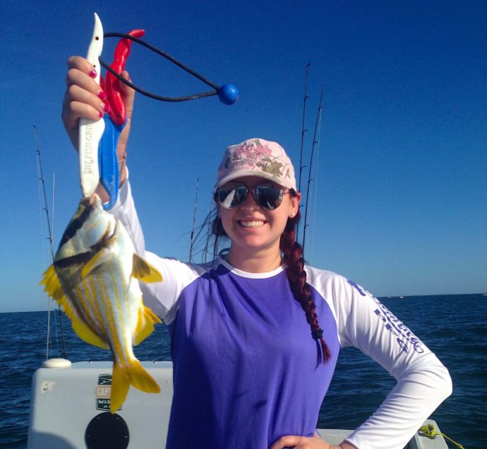Porkfish, Offshore, Sanibel Fishing & Captiva Fishing, Sanibel Island, Sunday, November 27, 2016.