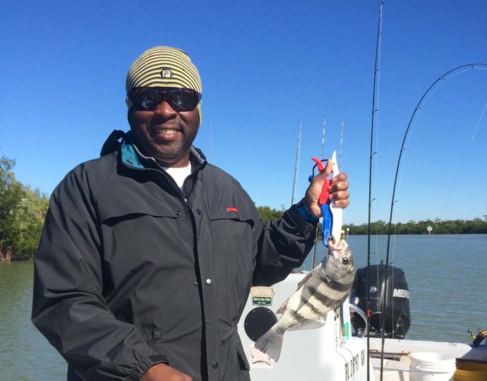 Sheepshead, Sanibel Fishing & Captiva Fishing, Sanibel Island, Monday, November 21, 2016.