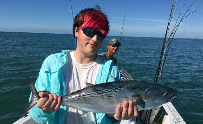 Charlie, Bonita, False Albacore Tuna, Sanibel Fishing & Captiva Fishing, Sanibel Island, Saturday December 31, 2016.